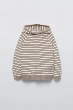 Niños ZARA 1½ - 6 Años·Punto|1½ - 6 Años·Punto<JERSEY PUNTO CAPUCHA RAYAS