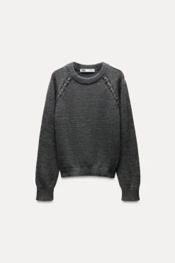 Discount JERSEY PUNTO CINTAS HOMBROS Mujer Cárdigan / Jerséis|Punto