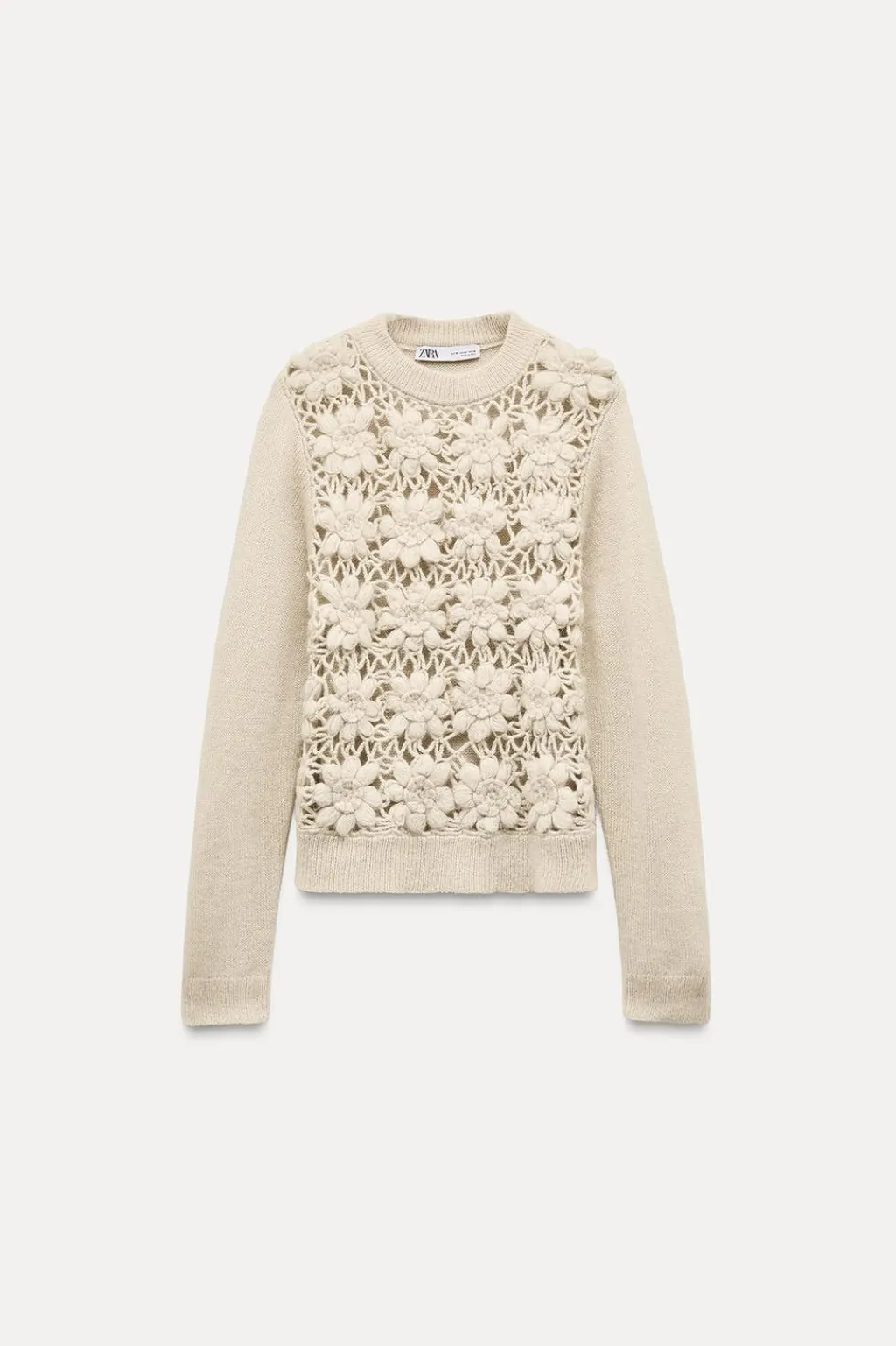 Hot JERSEY PUNTO COMBINADO CROCHET Mujer Cárdigan / Jerséis|Punto