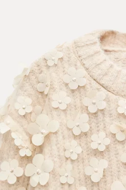 Online JERSEY PUNTO COMBINADO FLORES Mujer Cárdigan / Jerséis|Punto