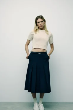 Sale JERSEY PUNTO CROPPED Mujer Cárdigan / Jerséis|Punto