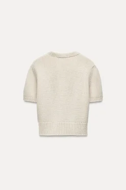 Sale JERSEY PUNTO CROPPED Mujer Cárdigan / Jerséis|Punto