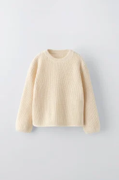 Niños ZARA 1½ - 6 Años·Punto|1½ - 6 Años·Jeans / Denim<JERSEY PUNTO CUELLO COMBINADO