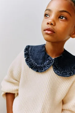 Niños ZARA 1½ - 6 Años·Punto|1½ - 6 Años·Jeans / Denim<JERSEY PUNTO CUELLO COMBINADO