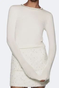 Online JERSEY PUNTO CUELLO JOYAS Mujer Cárdigan / Jerséis|Punto