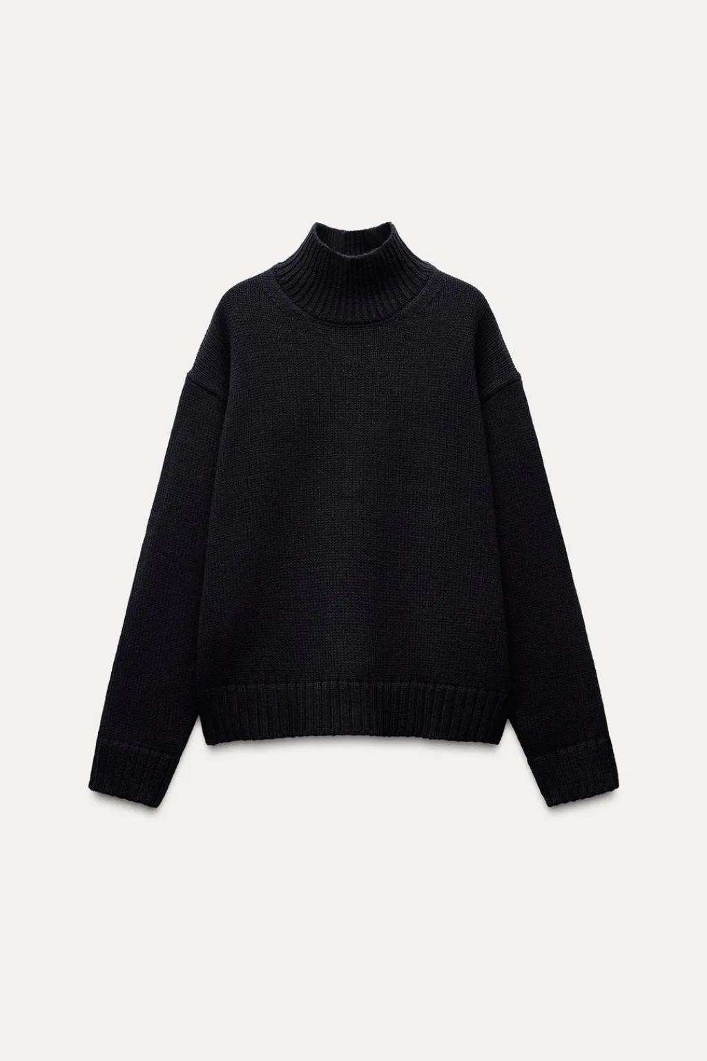 Outlet JERSEY PUNTO CUELLO SUBIDO Mujer Cárdigan / Jerséis|Punto