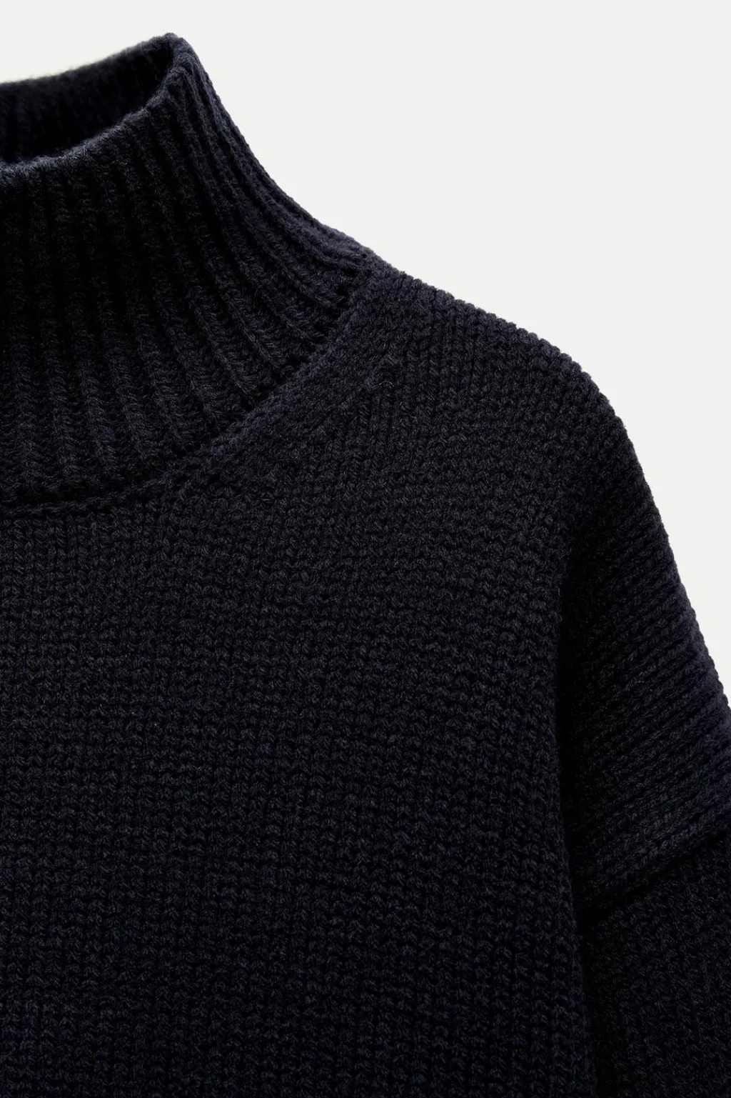 Outlet JERSEY PUNTO CUELLO SUBIDO Mujer Cárdigan / Jerséis|Punto