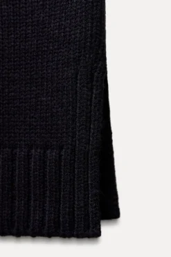 Outlet JERSEY PUNTO CUELLO SUBIDO Mujer Cárdigan / Jerséis|Punto