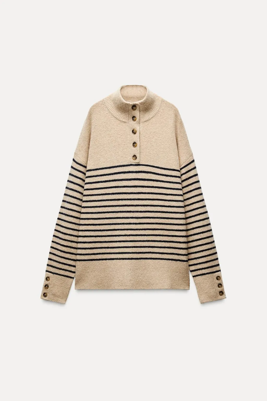 Hot JERSEY PUNTO CUELLO SUBIDO Mujer Cárdigan / Jerséis|Punto