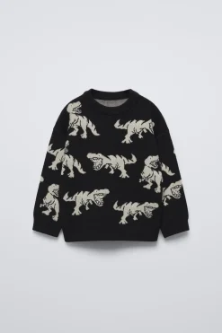 Niños ZARA 1½ - 6 Años·Punto|6 - 18 Meses·Punto<JERSEY PUNTO DINOSAURIOS