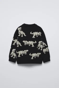 Niños ZARA 1½ - 6 Años·Punto|6 - 18 Meses·Punto<JERSEY PUNTO DINOSAURIOS