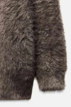 Hot JERSEY PUNTO EFECTO PELO Mujer Cárdigan / Jerséis|Punto