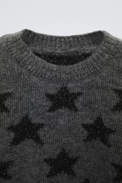 Niños ZARA 1½ - 6 Años·Punto<JERSEY PUNTO ESTRELLAS BRILLO