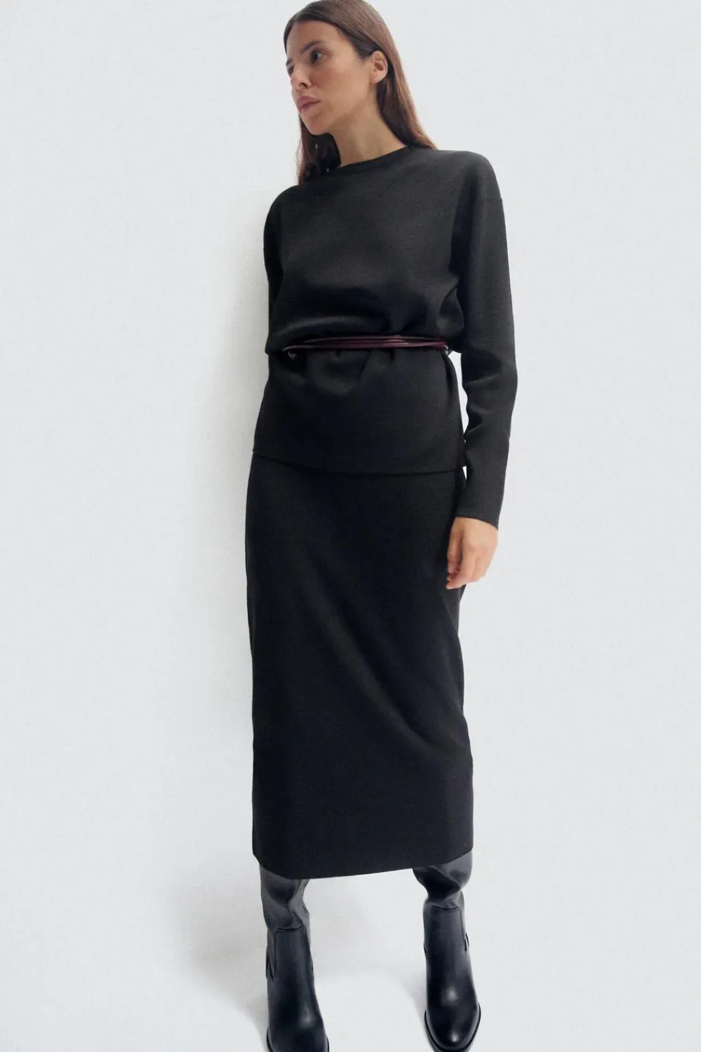 Fashion JERSEY PUNTO FINO Mujer Cárdigan / Jerséis|Punto