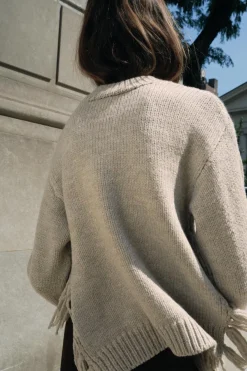 Best JERSEY PUNTO FLECOS Mujer Cárdigan / Jerséis|Punto