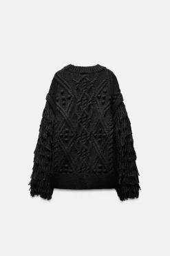 Discount JERSEY PUNTO FLECOS Mujer Cárdigan / Jerséis|Punto