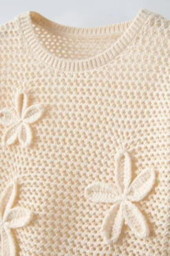 Niños ZARA 1½ - 6 Años·Punto|1½ - 6 Años·Total Look<JERSEY PUNTO FLORES