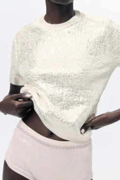 Online JERSEY PUNTO FOIL Mujer Cárdigan / Jerséis|Punto