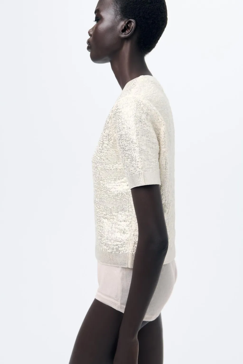 Online JERSEY PUNTO FOIL Mujer Cárdigan / Jerséis|Punto