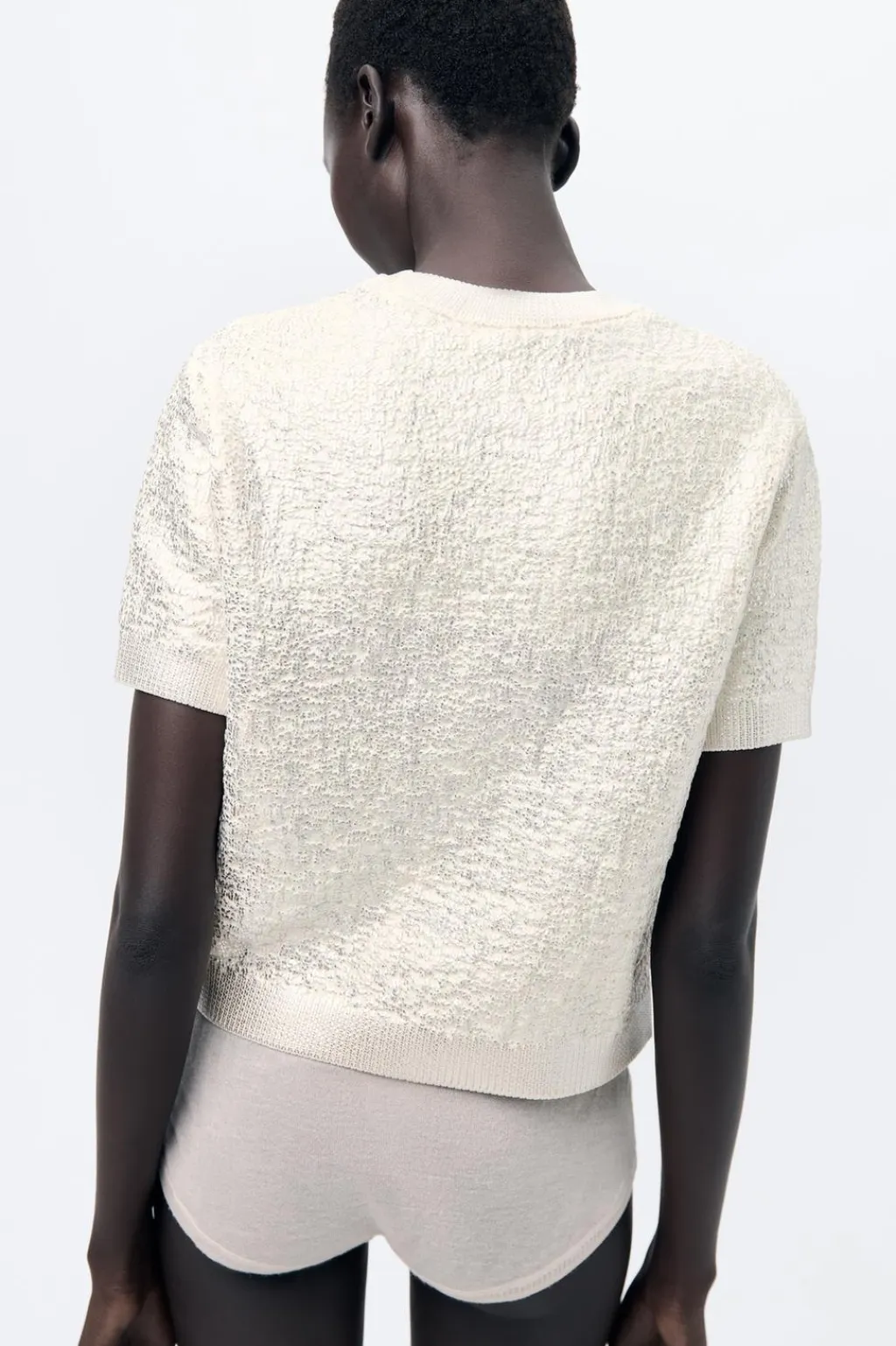 Online JERSEY PUNTO FOIL Mujer Cárdigan / Jerséis|Punto