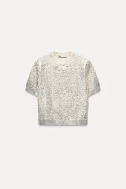 Online JERSEY PUNTO FOIL Mujer Cárdigan / Jerséis|Punto