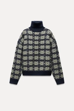 Best JERSEY PUNTO JACQUARD Mujer Cárdigan / Jerséis|Punto