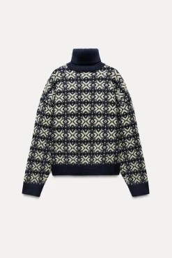 Best JERSEY PUNTO JACQUARD Mujer Cárdigan / Jerséis|Punto