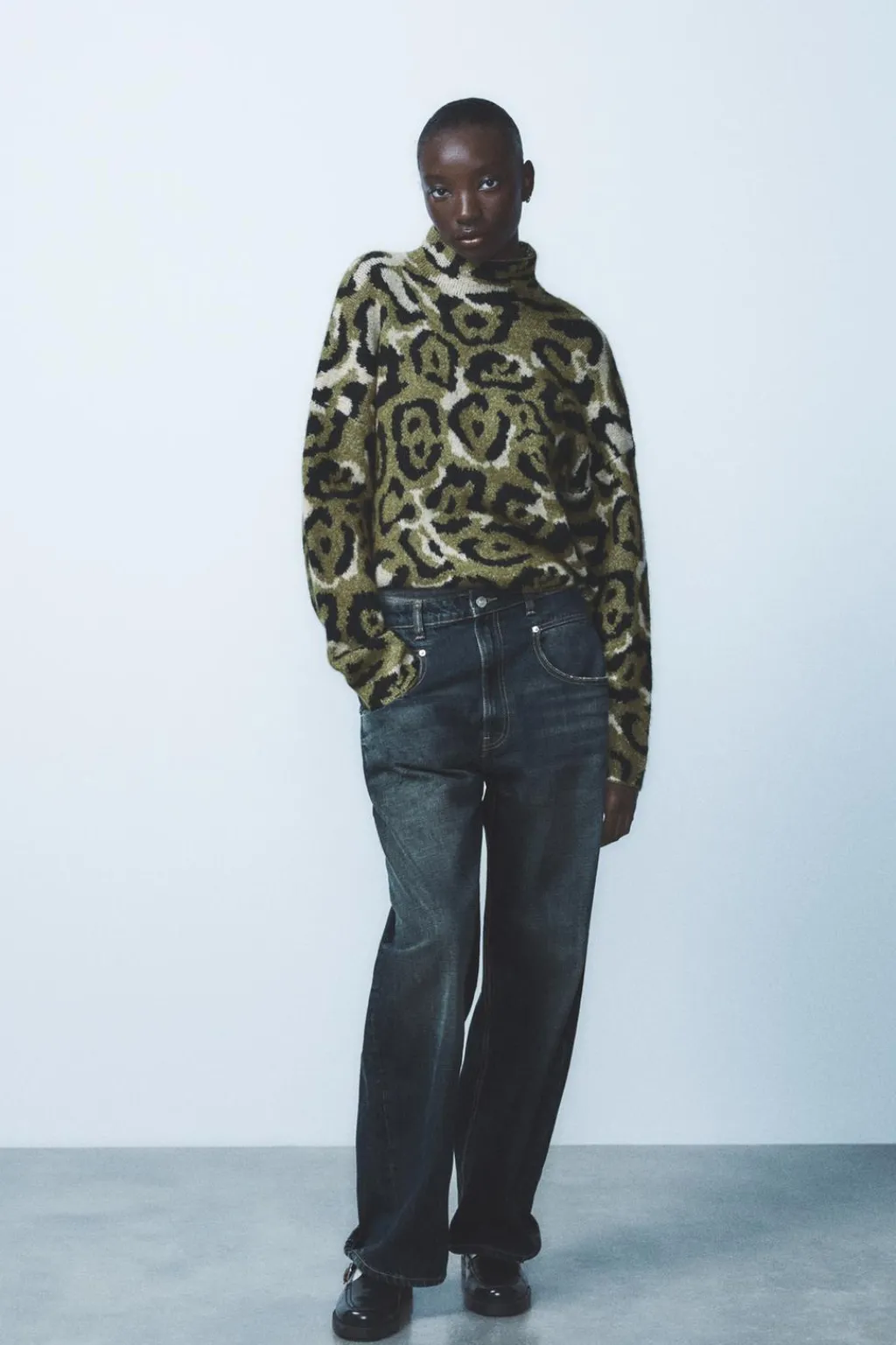 Sale JERSEY PUNTO JACQUARD ANIMAL Mujer Cárdigan / Jerséis|Punto