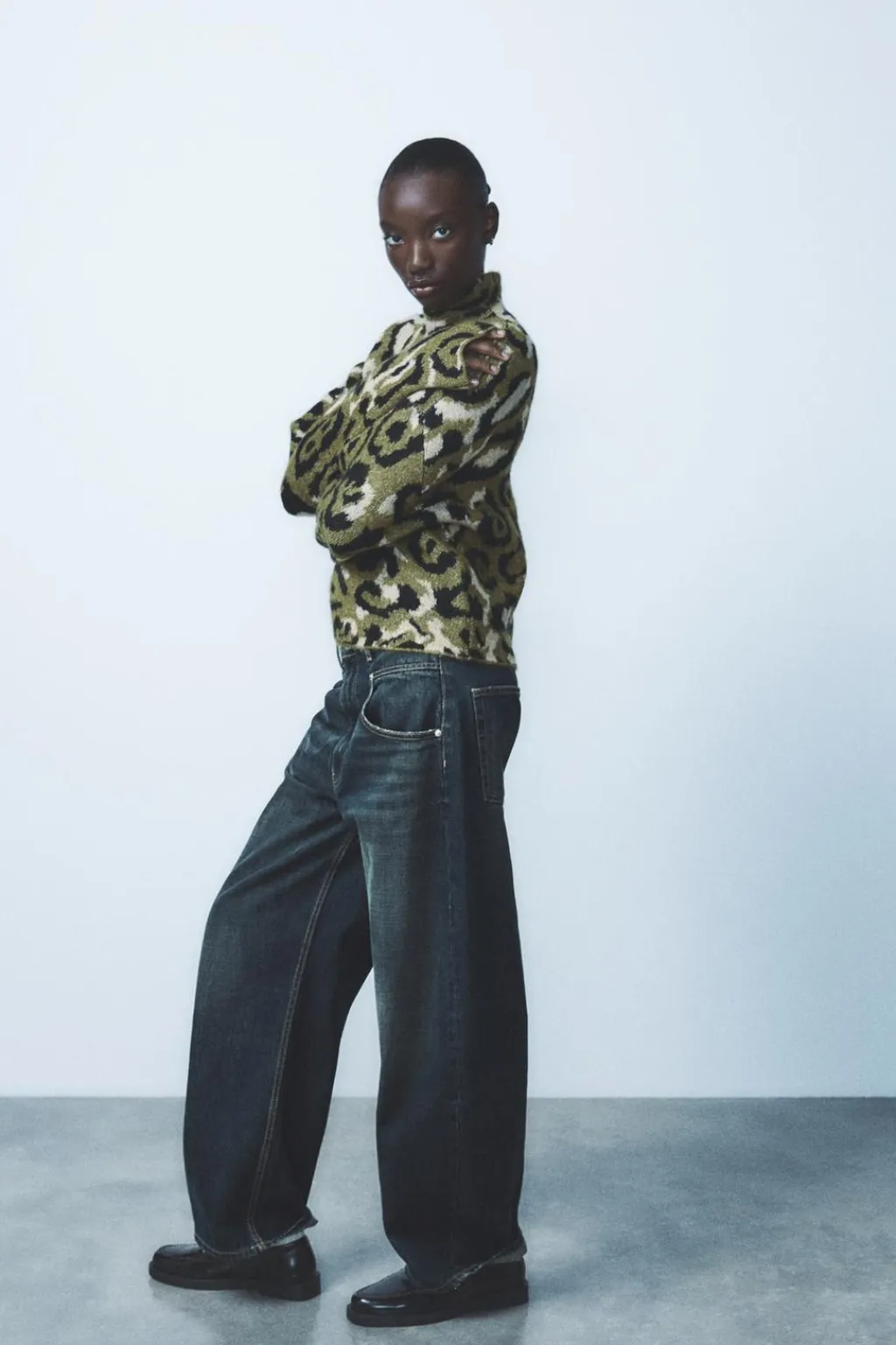 Sale JERSEY PUNTO JACQUARD ANIMAL Mujer Cárdigan / Jerséis|Punto