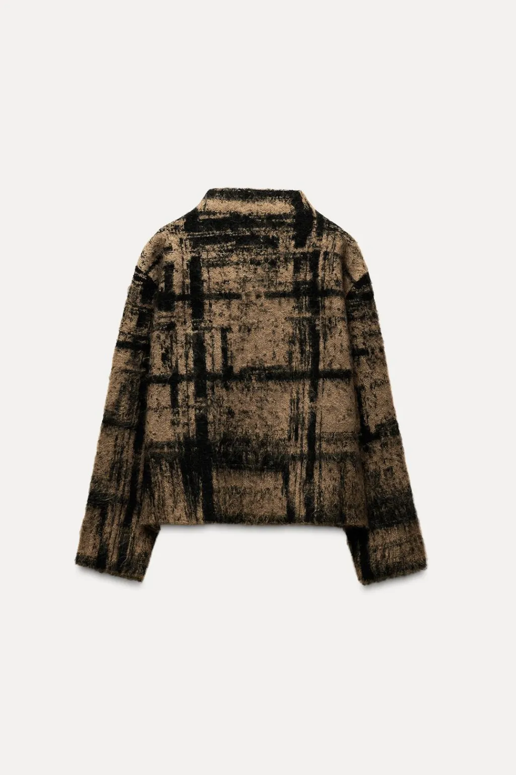 Online JERSEY PUNTO JACQUARD CUADROS Mujer Cárdigan / Jerséis|Punto