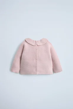 Niños ZARA 0 - 6 Meses·Punto|0 - 6 Meses·Básicos<JERSEY PUNTO LINKS CUELLO