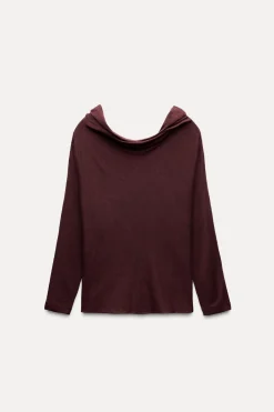 Outlet JERSEY PUNTO LISO CON LANA Y SEDA Mujer Cárdigan / Jerséis|Punto