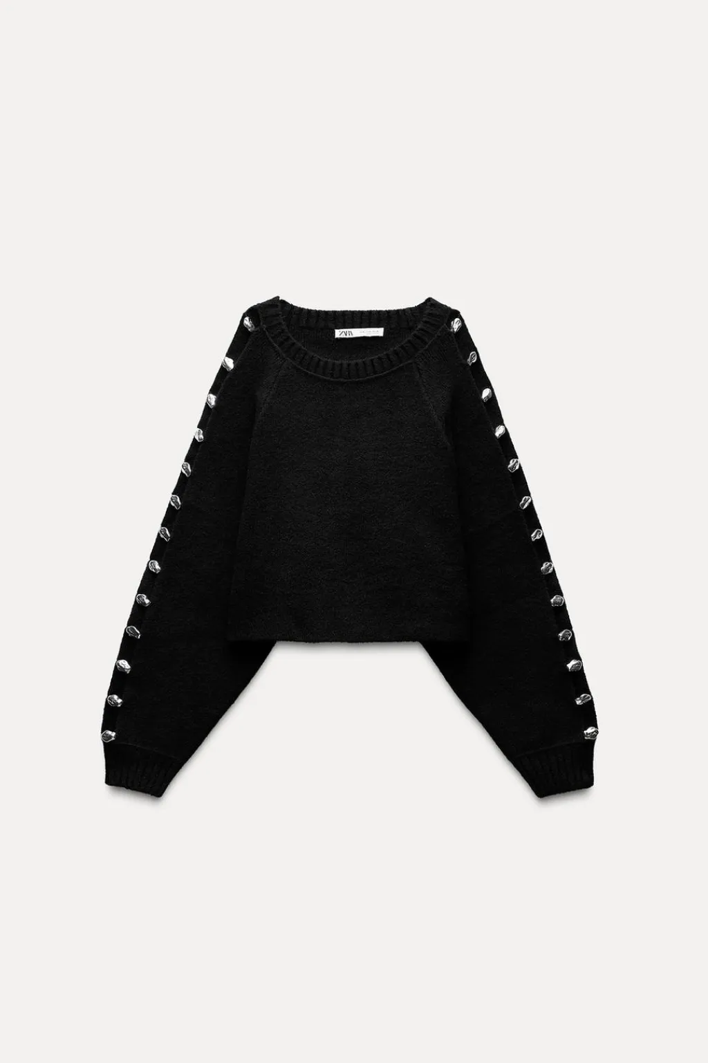 Outlet JERSEY PUNTO MANGAS BOLAS Mujer Cárdigan / Jerséis|Punto