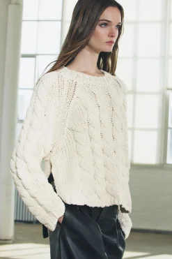 Discount JERSEY PUNTO OCHOS TIRAS LATERALES Mujer Cárdigan / Jerséis|Punto