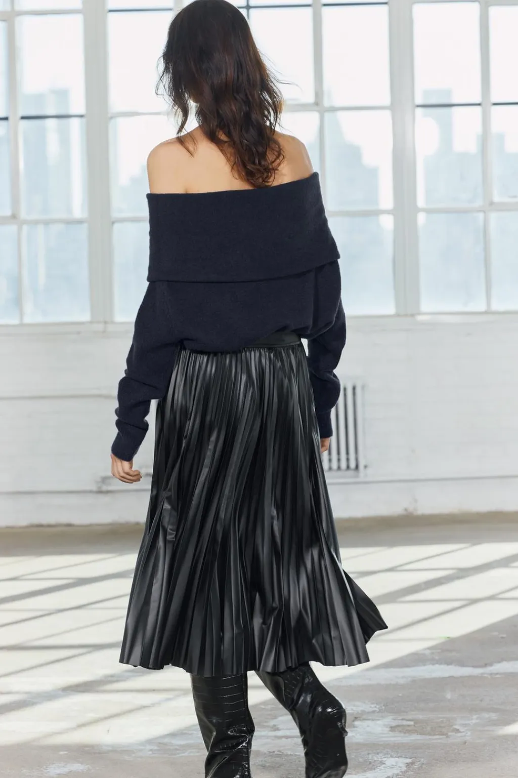 Online JERSEY PUNTO OFF SHOULDER Mujer Cárdigan / Jerséis|Punto