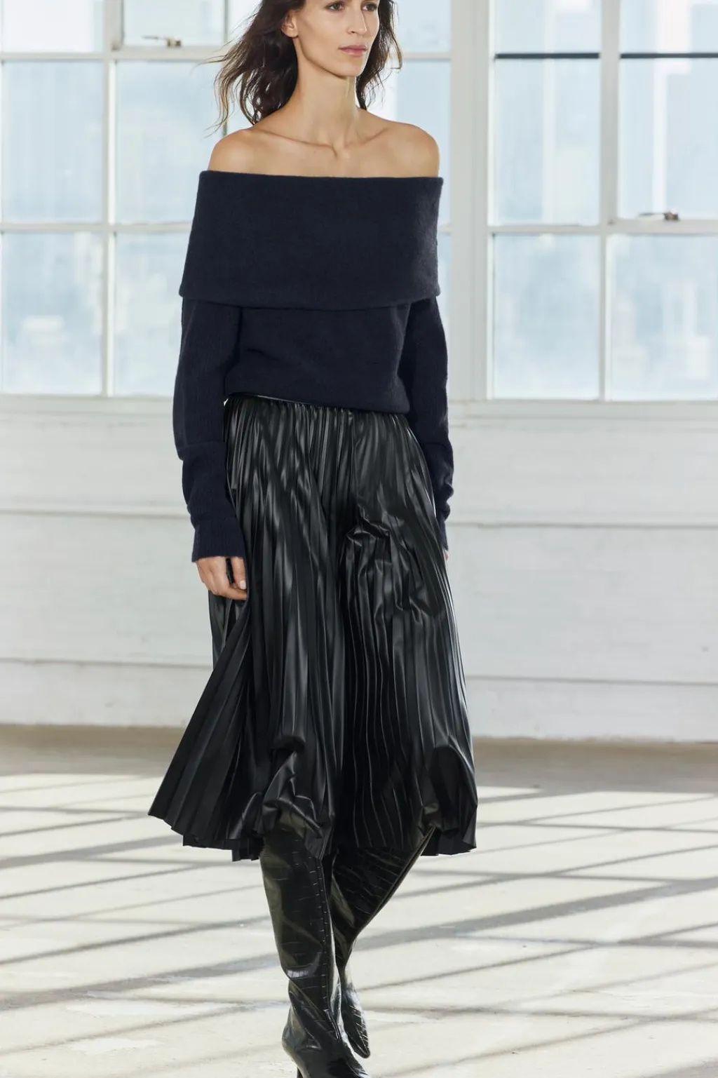 Online JERSEY PUNTO OFF SHOULDER Mujer Cárdigan / Jerséis|Punto