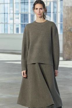 New JERSEY PUNTO OVERSIZE CON LANA Mujer Cárdigan / Jerséis|Punto