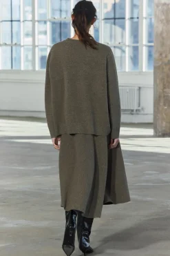 New JERSEY PUNTO OVERSIZE CON LANA Mujer Cárdigan / Jerséis|Punto