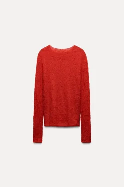 Discount JERSEY PUNTO POINTELLE CON ALPACA Y LANA Mujer Cárdigan / Jerséis|Punto