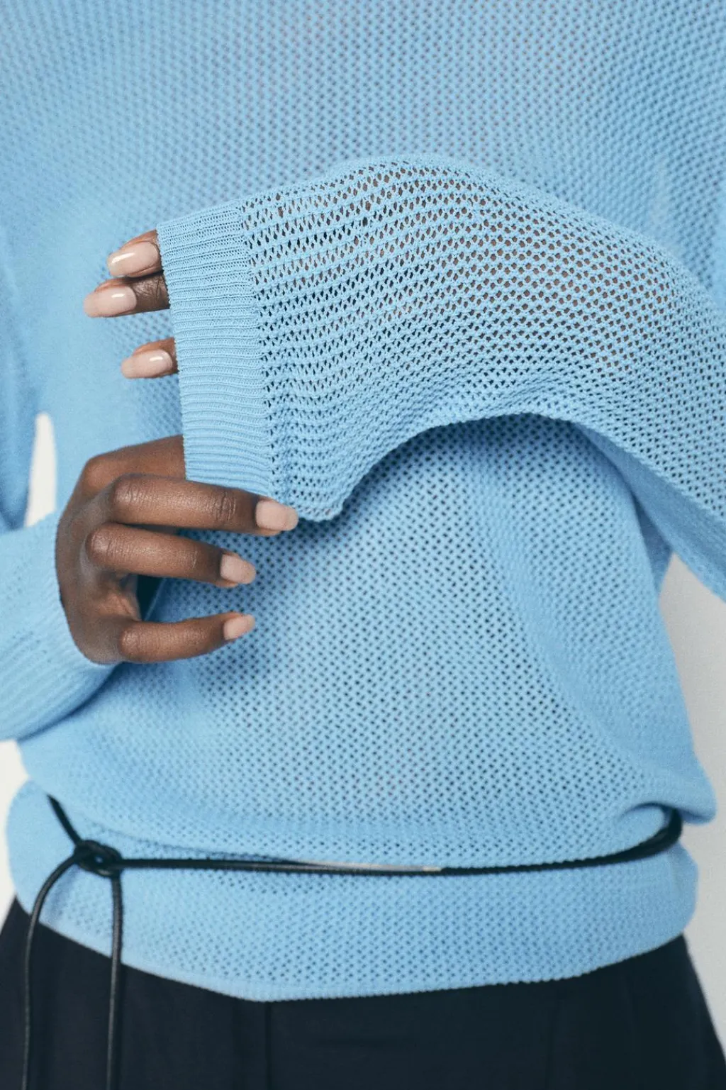 New JERSEY PUNTO RED Mujer Cárdigan / Jerséis|Punto