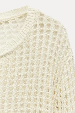 Sale JERSEY PUNTO RED Mujer Cárdigan / Jerséis|Punto