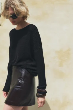 New JERSEY PUNTO RIB Mujer Cárdigan / Jerséis|Punto