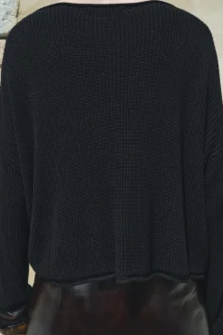 New JERSEY PUNTO RIB Mujer Cárdigan / Jerséis|Punto