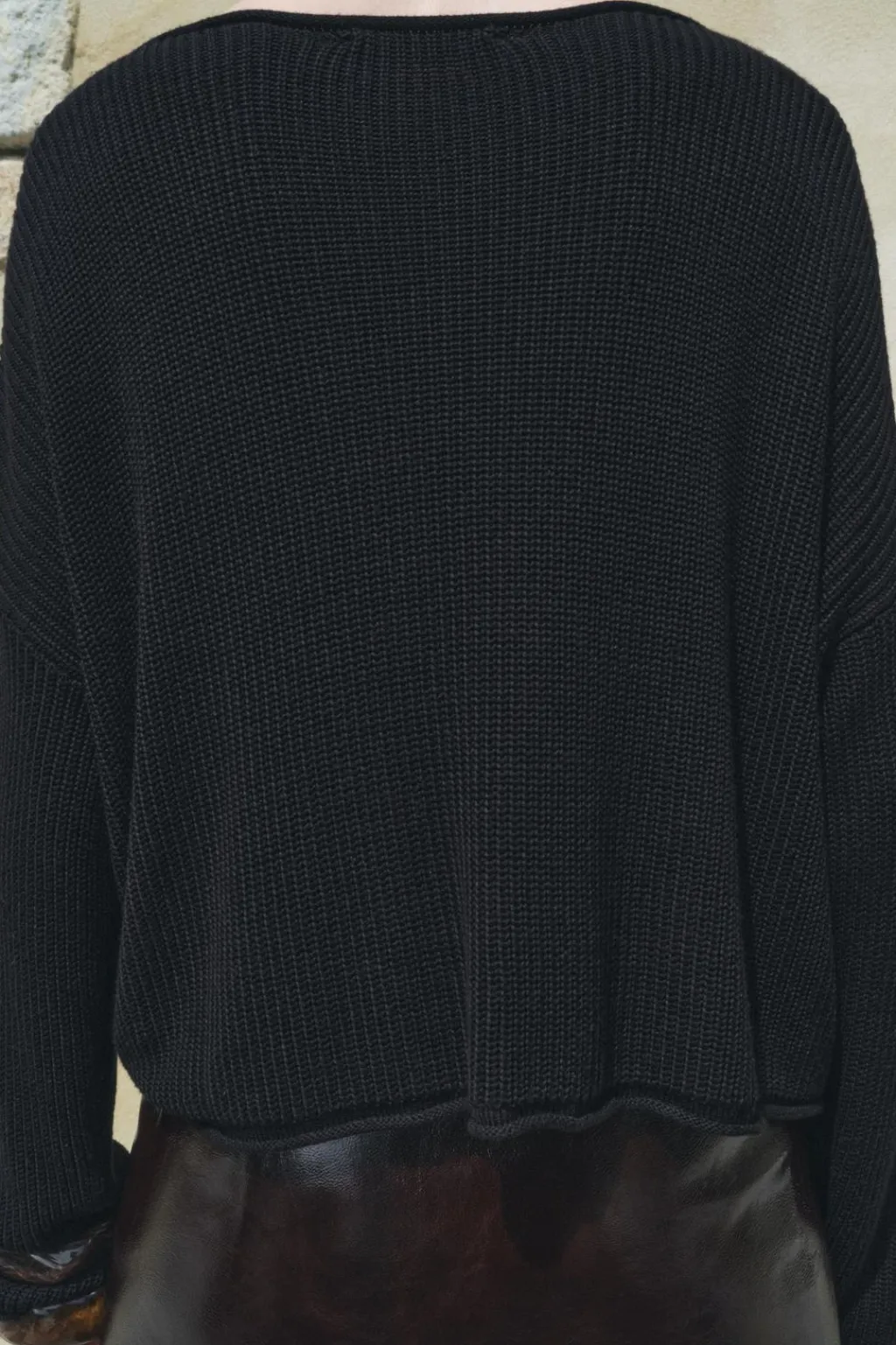 New JERSEY PUNTO RIB Mujer Cárdigan / Jerséis|Punto