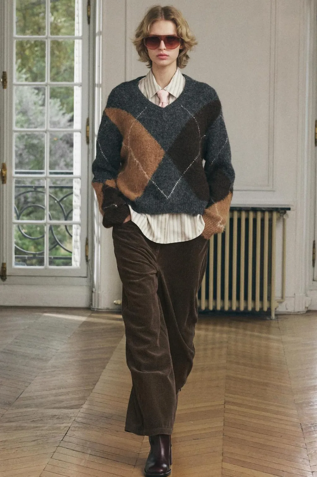 Online JERSEY PUNTO ROMBOS Mujer Cárdigan / Jerséis|Punto