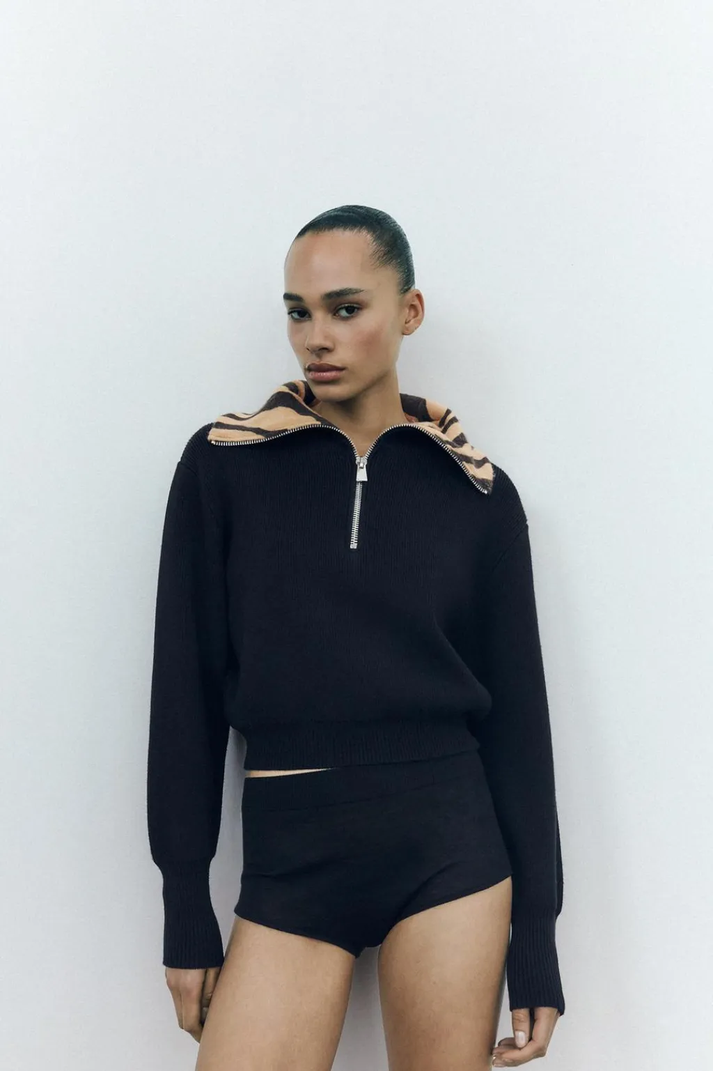 Outlet JERSEY PUNTO SOLAPA JACQUARD ANIMAL Mujer Cárdigan / Jerséis|Punto