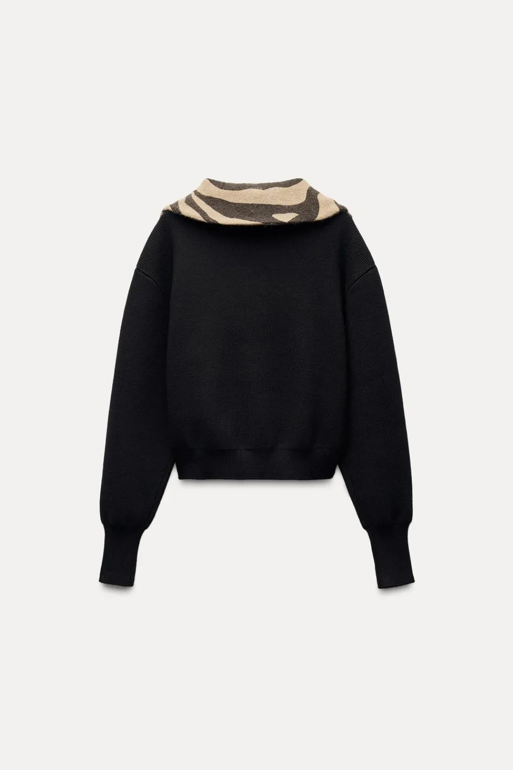 Outlet JERSEY PUNTO SOLAPA JACQUARD ANIMAL Mujer Cárdigan / Jerséis|Punto