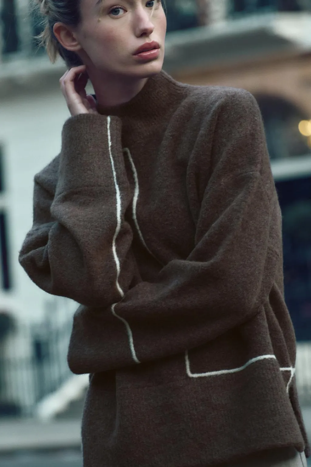 Hot JERSEY PUNTO VIVOS CONTRASTE Mujer Cárdigan / Jerséis|Punto