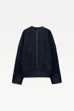 Outlet JERSEY PUNTO VIVOS CONTRASTE Mujer Cárdigan / Jerséis|Punto