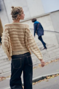 Online JERSEY PUNTO VOLANTES Mujer Cárdigan / Jerséis|Punto